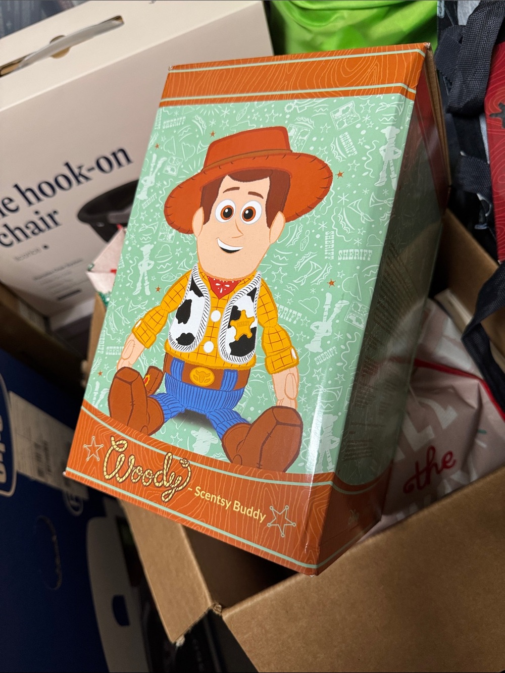Scentsy Woody Buddy Box - Orange & Mint